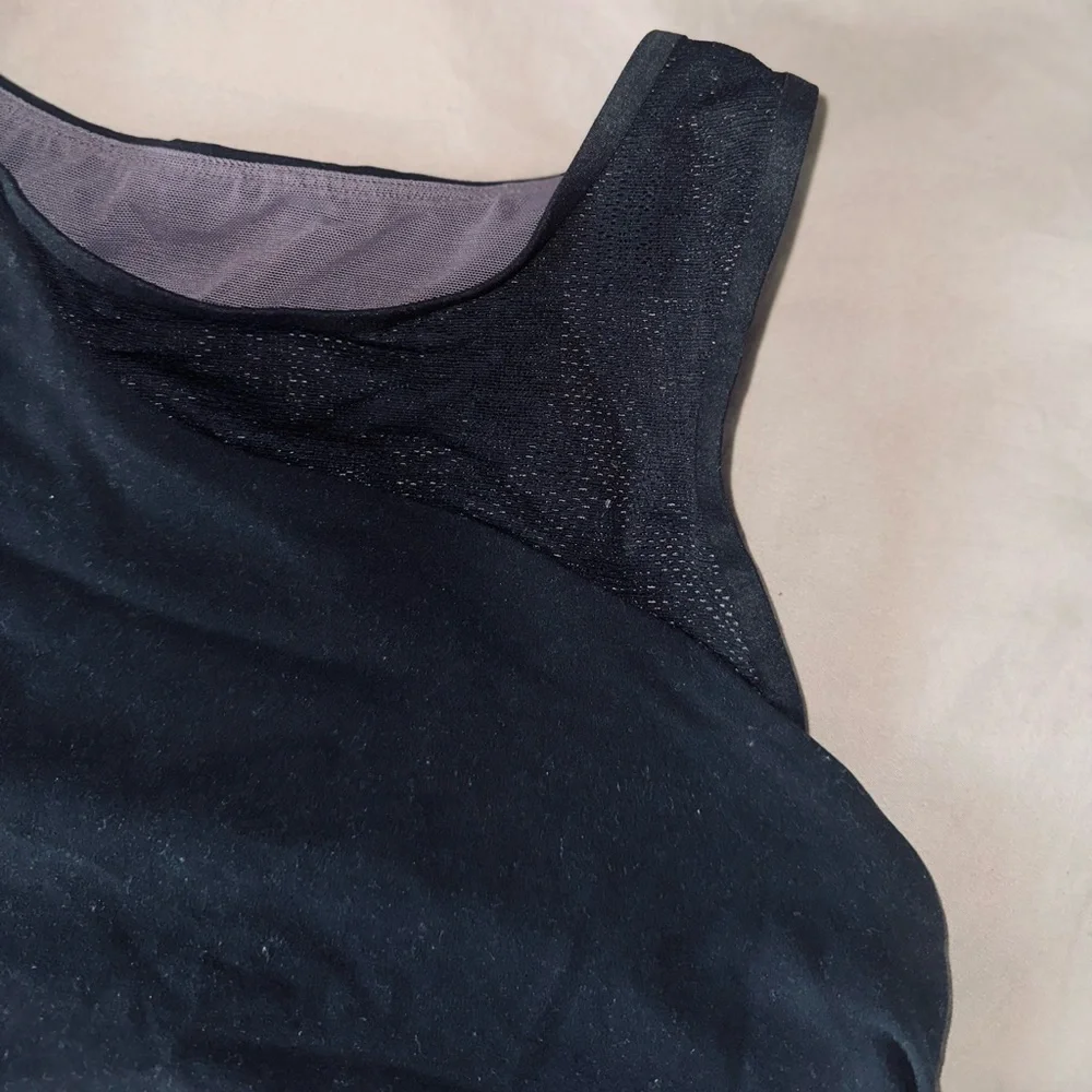 Lace High Neck Athleta Bra XS Black Neutral Sports Bra Lace X-Small